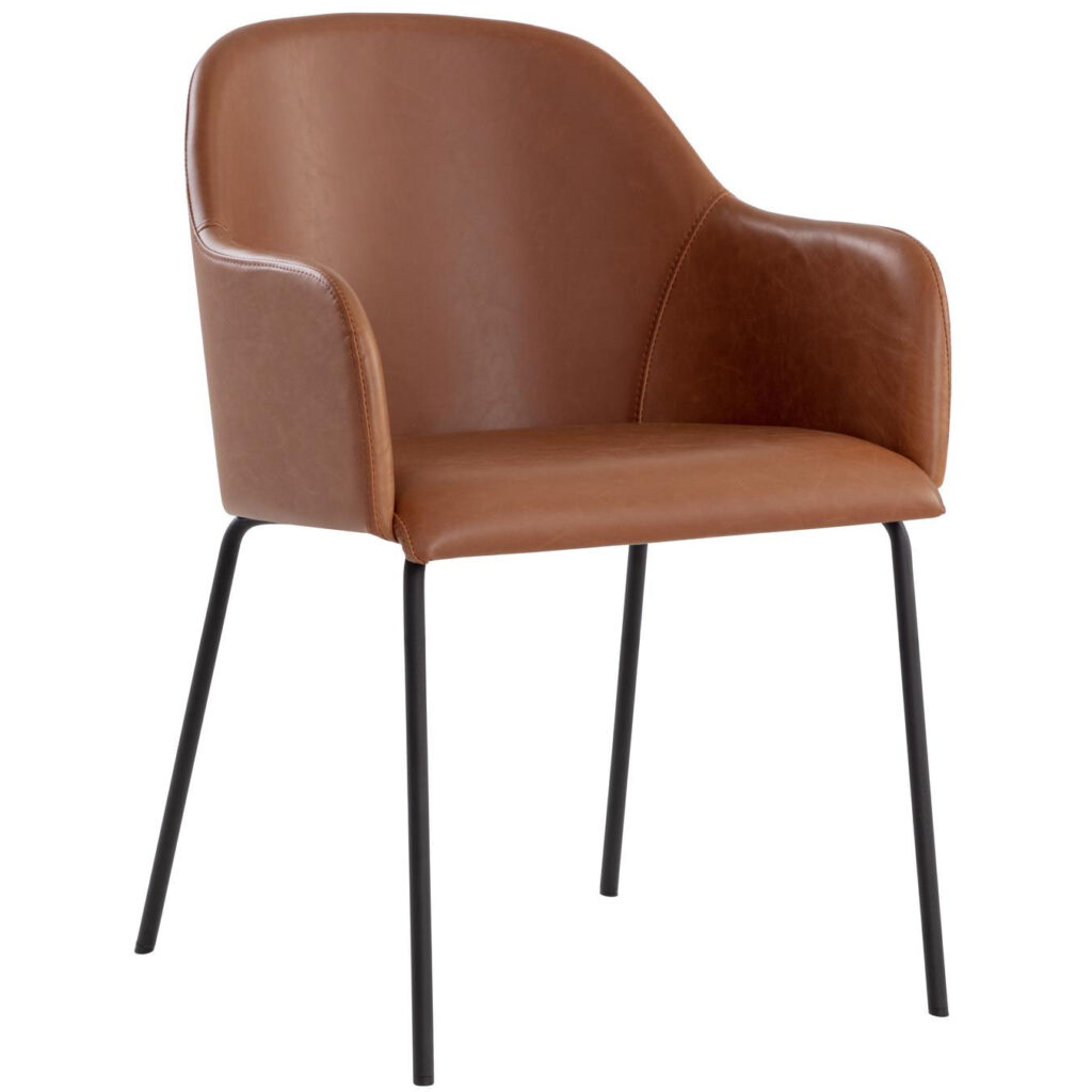 Hensley Dining Armchair - Hazelnut