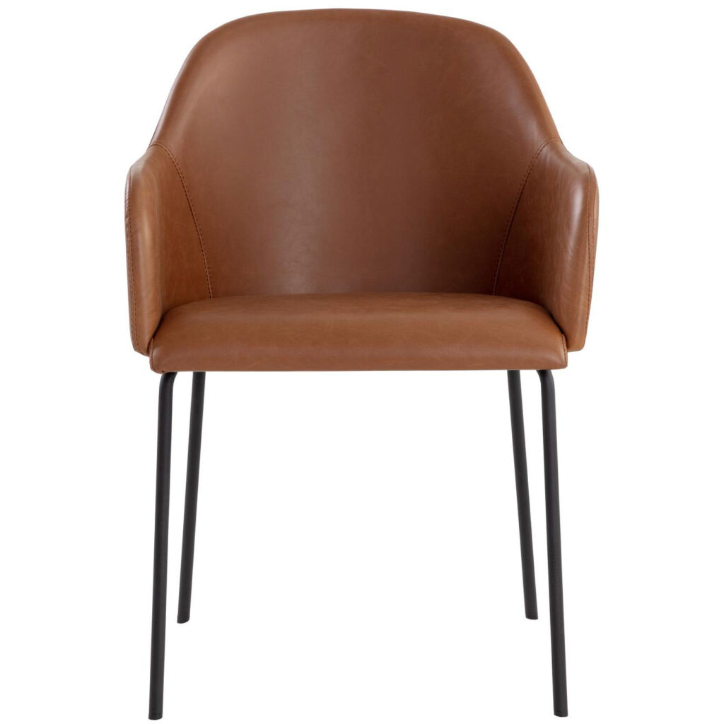 Hensley Dining Armchair - Hazelnut - Image 2