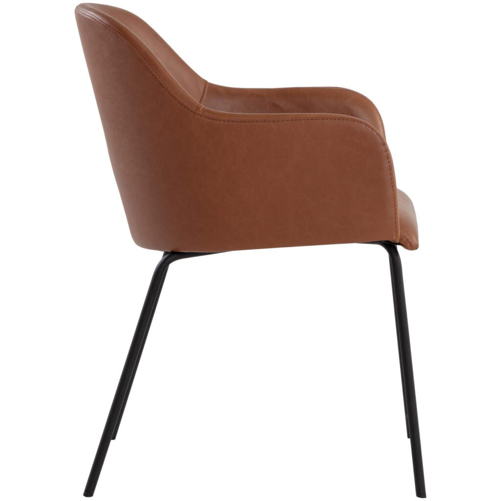 Hensley Dining Armchair - Hazelnut - Image 3