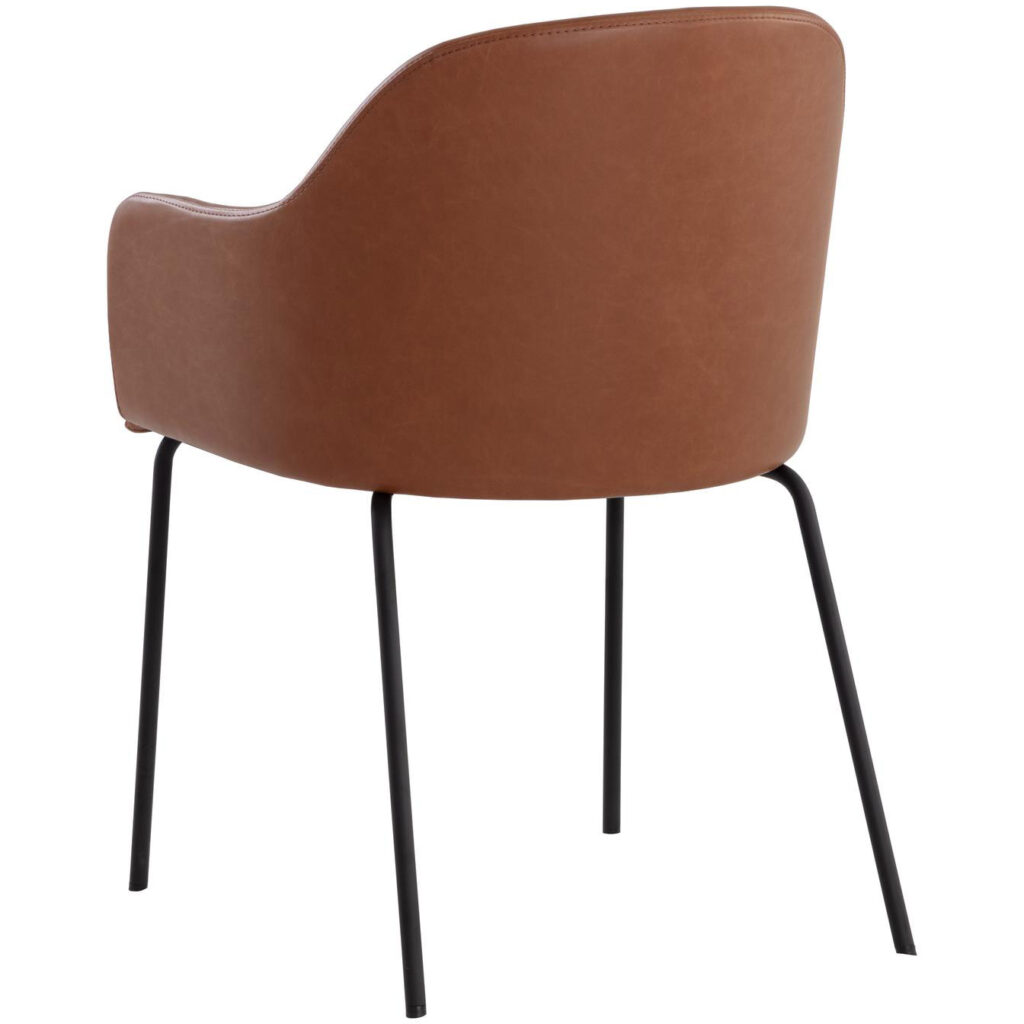 Hensley Dining Armchair - Hazelnut - Image 4