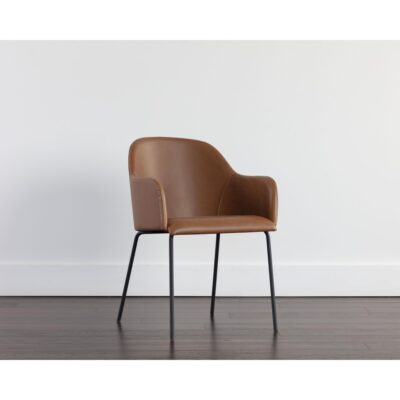 Hensley Dining Armchair - Hazelnut 109140 109140 HENSLEY DINING ARMCHAIR HAZELNUT 5