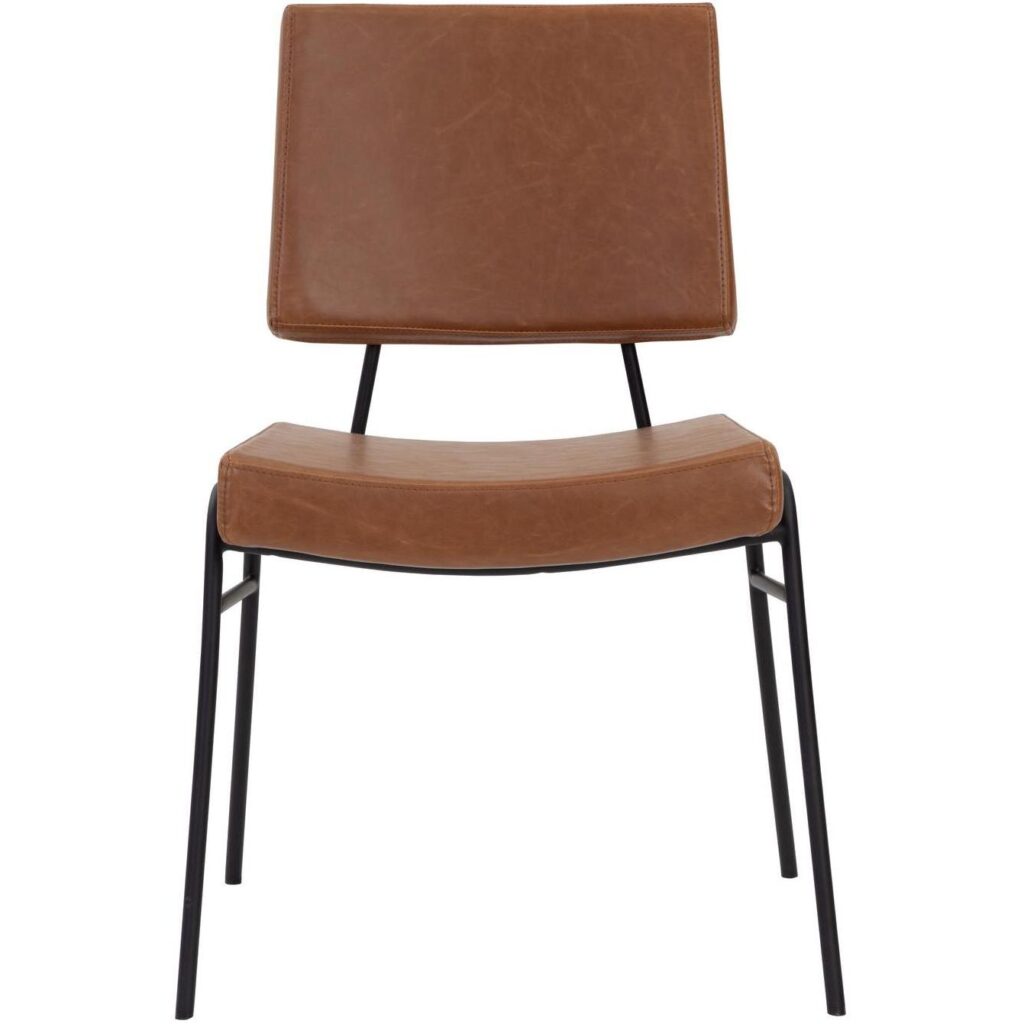 Brinley Dining Chair - Black - Hazelnut - Image 2