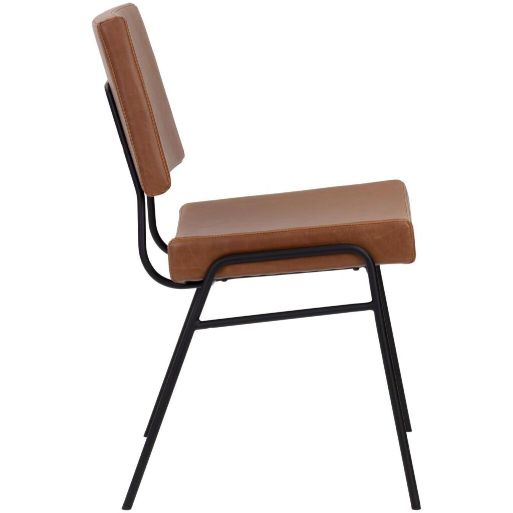 Brinley Dining Chair - Black - Hazelnut - Image 3