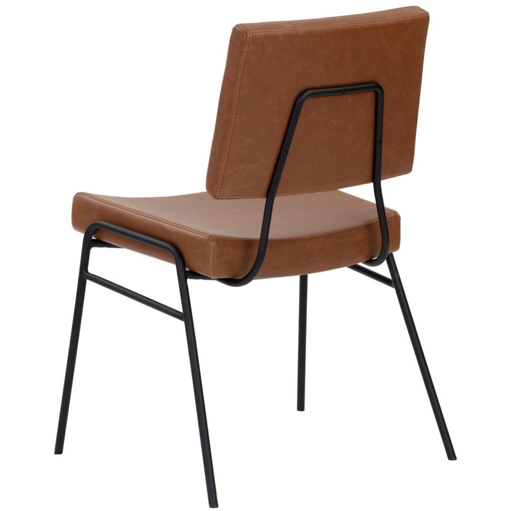 Brinley Dining Chair - Black - Hazelnut - Image 4