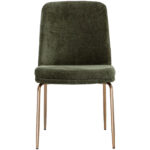 Zeke Dining Chair - Antique Brass - Bergen Olive 9 Zeke Dining Chair - Antique Brass - Bergen Olive 109171 109171 ZEKE DINING CHAIR ANTIQUE BRASS BERGEN OLIVE 1