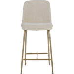 Zeke Counter Stool - Antique Brass - Bergen Ivory 8 Zeke Counter Stool - Antique Brass - Bergen Ivory 109182 109182 ZEKE COUNTER STOOL ANTIQUE BRASS BERGEN IVORY 1