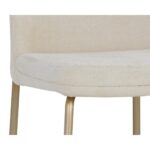 Zeke Counter Stool - Antique Brass - Bergen Ivory 11 Zeke Counter Stool - Antique Brass - Bergen Ivory 109182 109182 ZEKE COUNTER STOOL ANTIQUE BRASS BERGEN IVORY 6