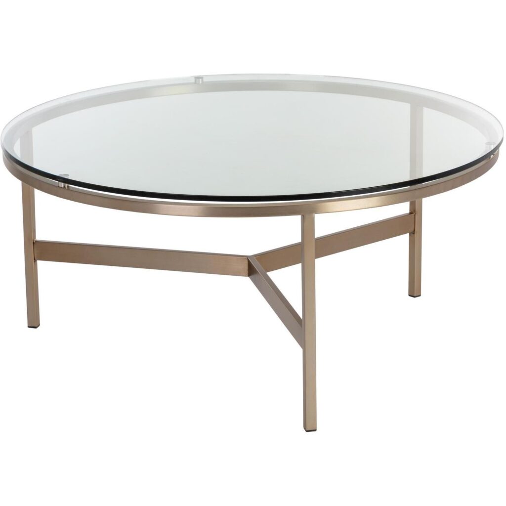 Flato Coffee Table - Antique Brass - Image 3