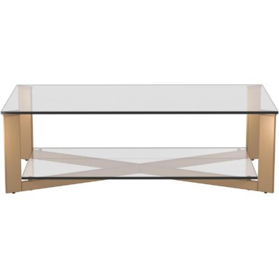 Xavier Coffee Table - Rectangular - Antique Brass 109186 109186 XAVIER COFFEE TABLE 3