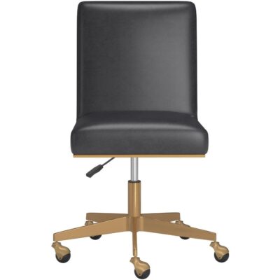 Dean Office Chair - Brushed Brass - Bravo Portabella 109204 109204 DEAN OFFICE CHAIR BRUSHED BRASS BRAVO PORTABELLA 1