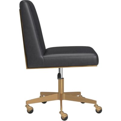 Dean Office Chair - Brushed Brass - Bravo Portabella 109204 109204 DEAN OFFICE CHAIR BRUSHED BRASS BRAVO PORTABELLA 2