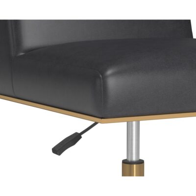 Dean Office Chair - Brushed Brass - Bravo Portabella 109204 109204 DEAN OFFICE CHAIR BRUSHED BRASS BRAVO PORTABELLA 6