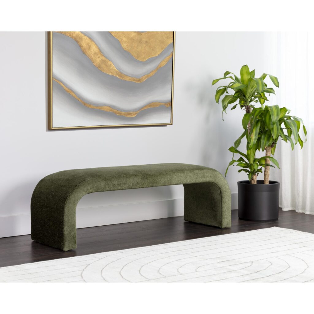 Nahara Bench - Bergen Olive - Image 3