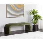 Nahara Bench - Bergen Olive 6 Nahara Bench - Bergen Olive 109216 109216 NAHARA BENCH BERGEN OLIVE 5