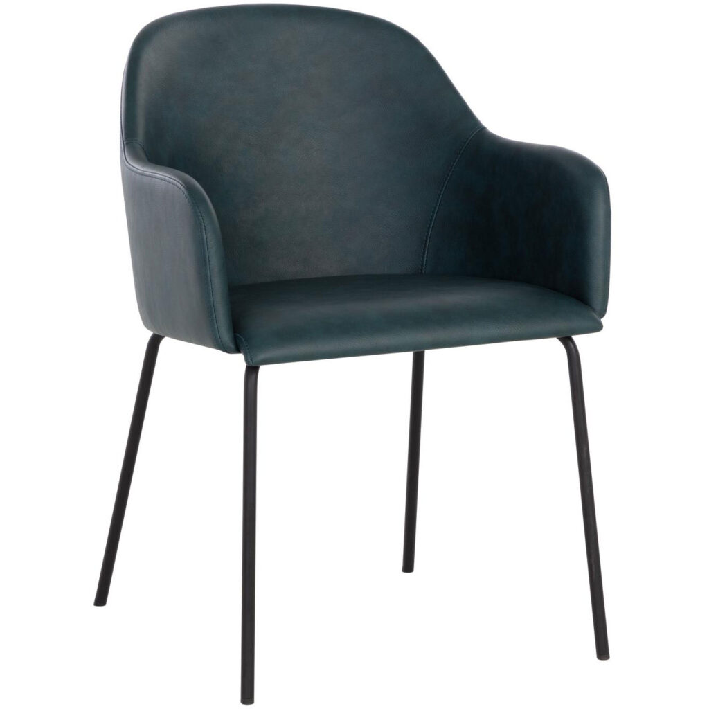 Hensley Dining Armchair - Dark Teal