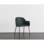 Hensley Dining Armchair - Dark Teal 12 Hensley Dining Armchair - Dark Teal 109250 109250 HENSLEY DINING ARMCHAIR PETROLEUM BLUE 5