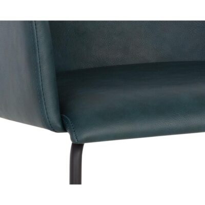 Hensley Dining Armchair - Dark Teal 109250 109250 HENSLEY DINING ARMCHAIR PETROLEUM BLUE 6