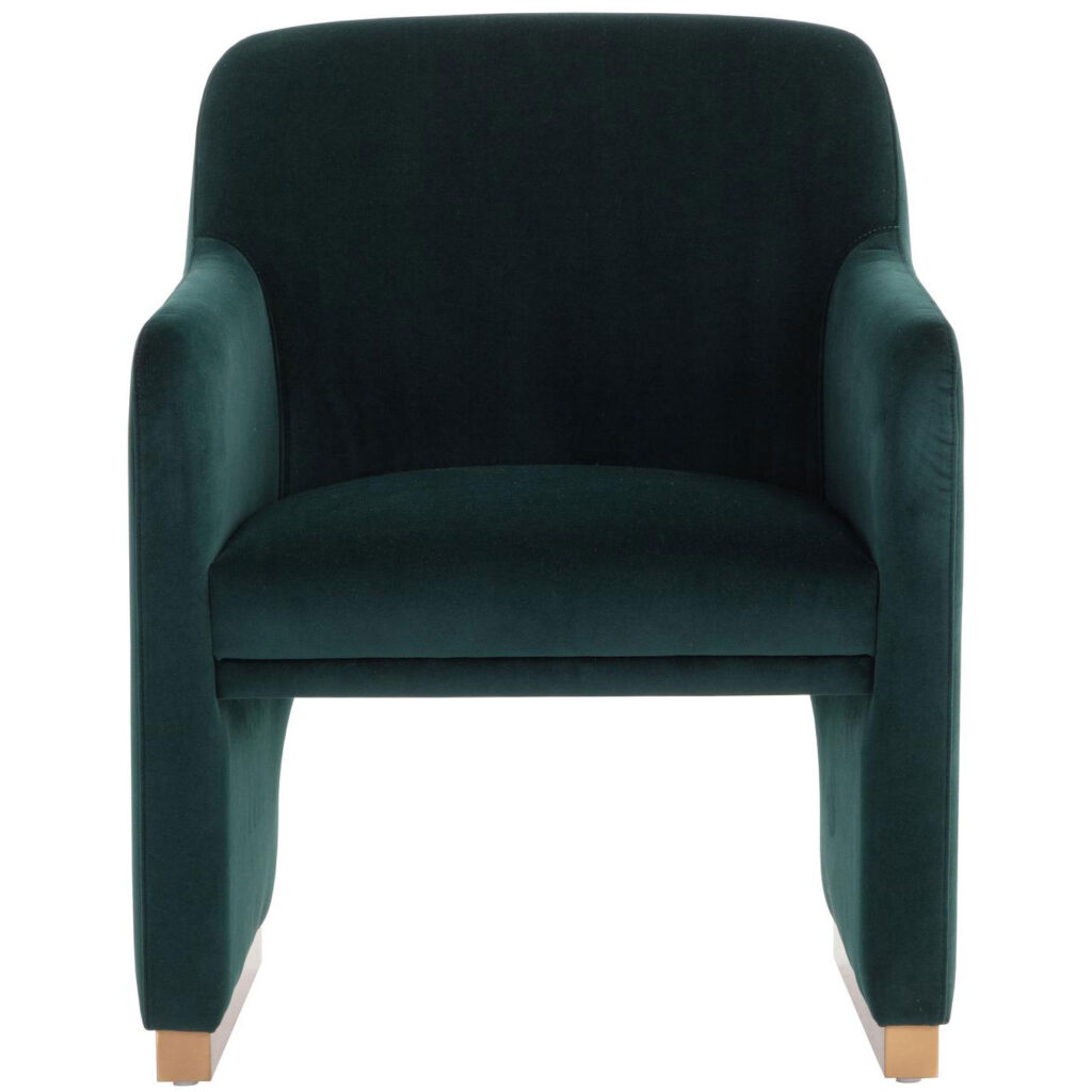 Jaime Dining Armchair - Meg Dark Emerald - Image 2