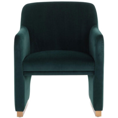 Jaime Dining Armchair - Meg Dark Emerald 109262 109262 JAIME DINING ARMCHAIR MEG DARK EMERALD 1