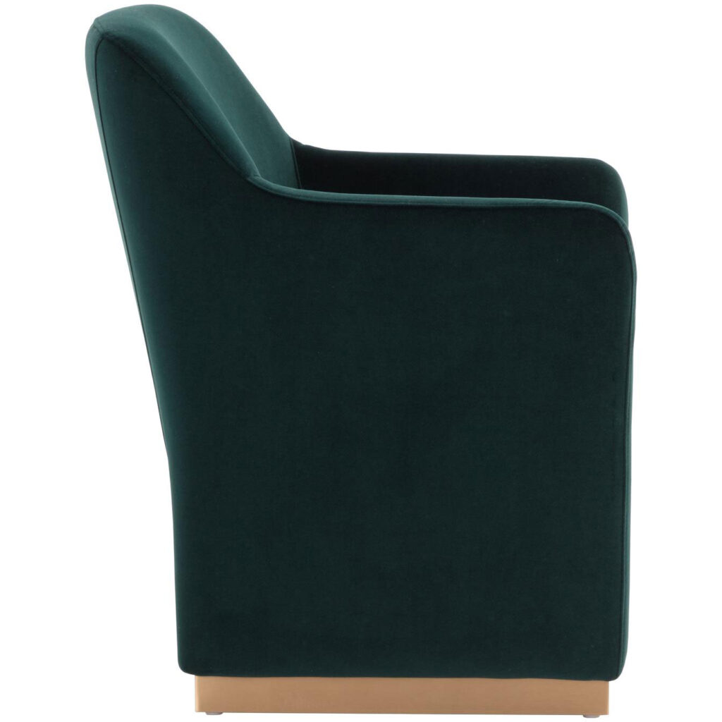 Jaime Dining Armchair - Meg Dark Emerald - Image 3