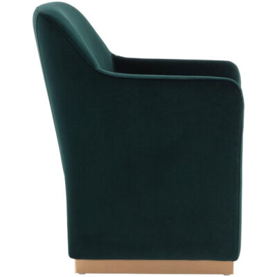 Jaime Dining Armchair - Meg Dark Emerald 109262 109262 JAIME DINING ARMCHAIR MEG DARK EMERALD 2