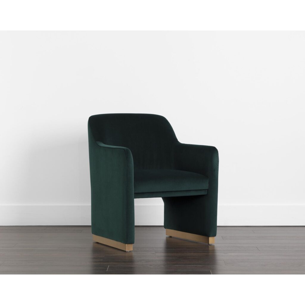 Jaime Dining Armchair - Meg Dark Emerald - Image 5