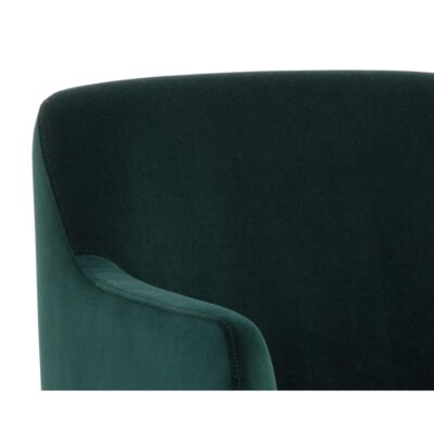 Jaime Dining Armchair - Meg Dark Emerald 109262 109262 JAIME DINING ARMCHAIR MEG DARK EMERALD 7