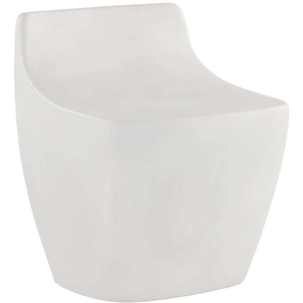 Ledger Stool - White