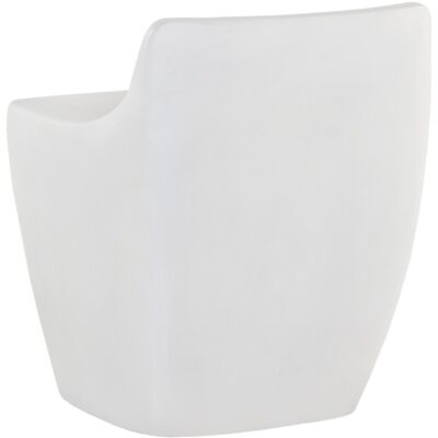 Ledger Stool - White 109275 109275 LEDGER STOOL IVORY 3