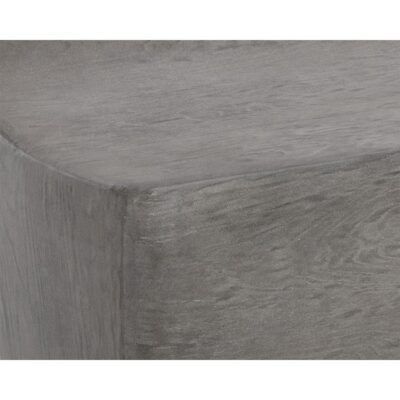 Ledger Bench - Ash Grey Wood Look 109278 109278 LEDGER BENCH ASH GREY WOOD LOOK 6