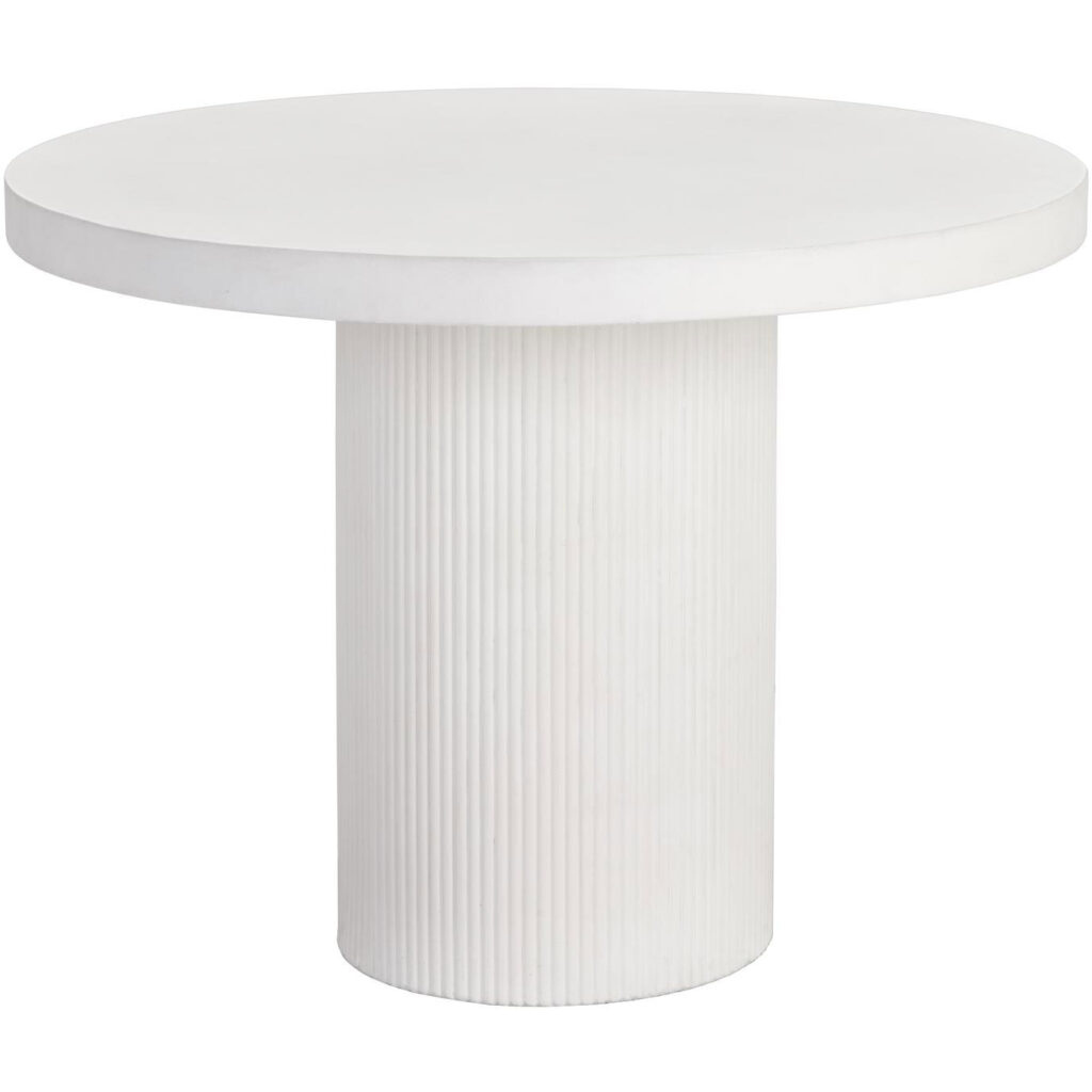 Nicolette Dining Table - White - 40" - Image 2