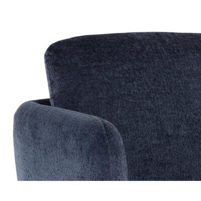 Gilley Swivel Lounge Chair - Bergen Navy 109310 109310 GILLEY SWIVEL LOUNGE CHAIR BERGEN NAVY 7