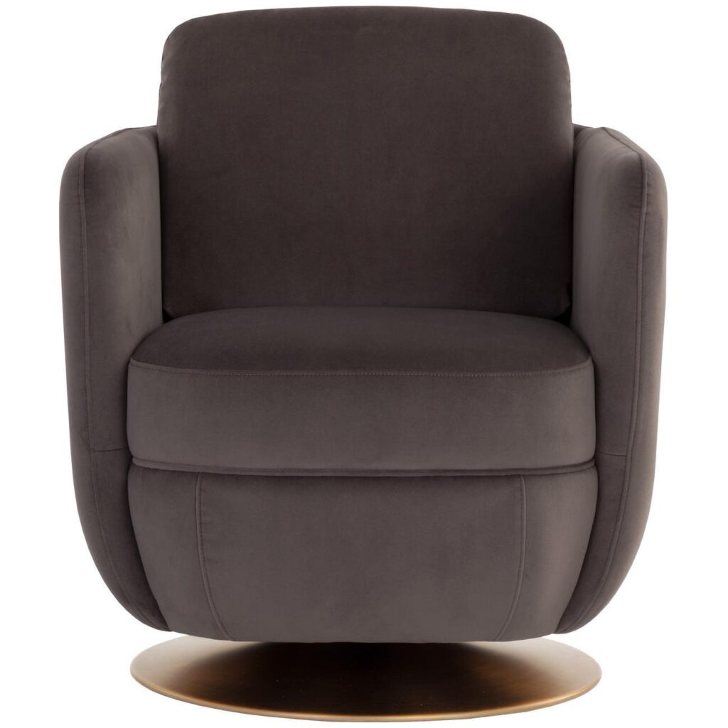 Gilley Swivel Lounge Chair - Meg Ash - Image 2