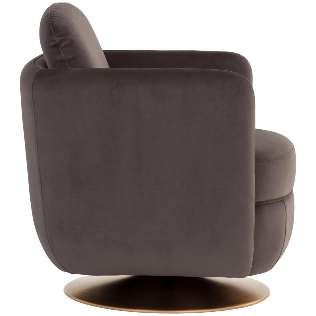 Gilley Swivel Lounge Chair - Meg Ash - Image 3