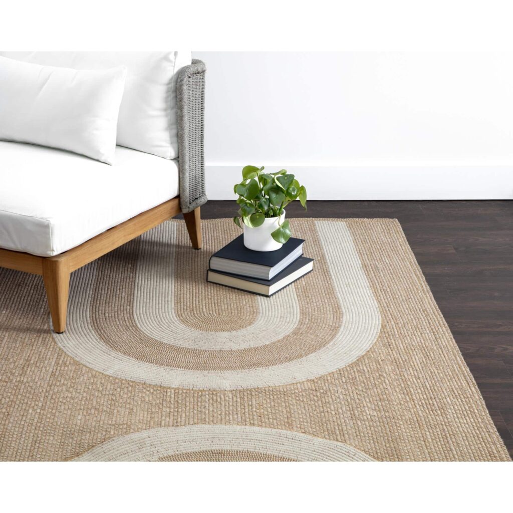 Derby Hand-Woven Rug - Sand / Cream - 8' X 10' - Image 2