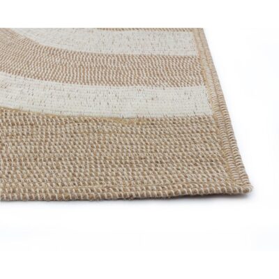 Derby Hand-Woven Rug - Sand / Cream - 8' X 10' 109330 109330 DERBY HAND WOVEN RUG BEIGE WHITE 8 X 10 6