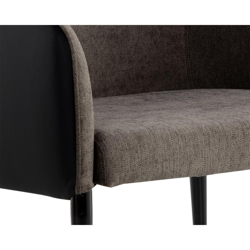 Asher Lounge Chair - Sparrow Grey / Napa Black - Image 6