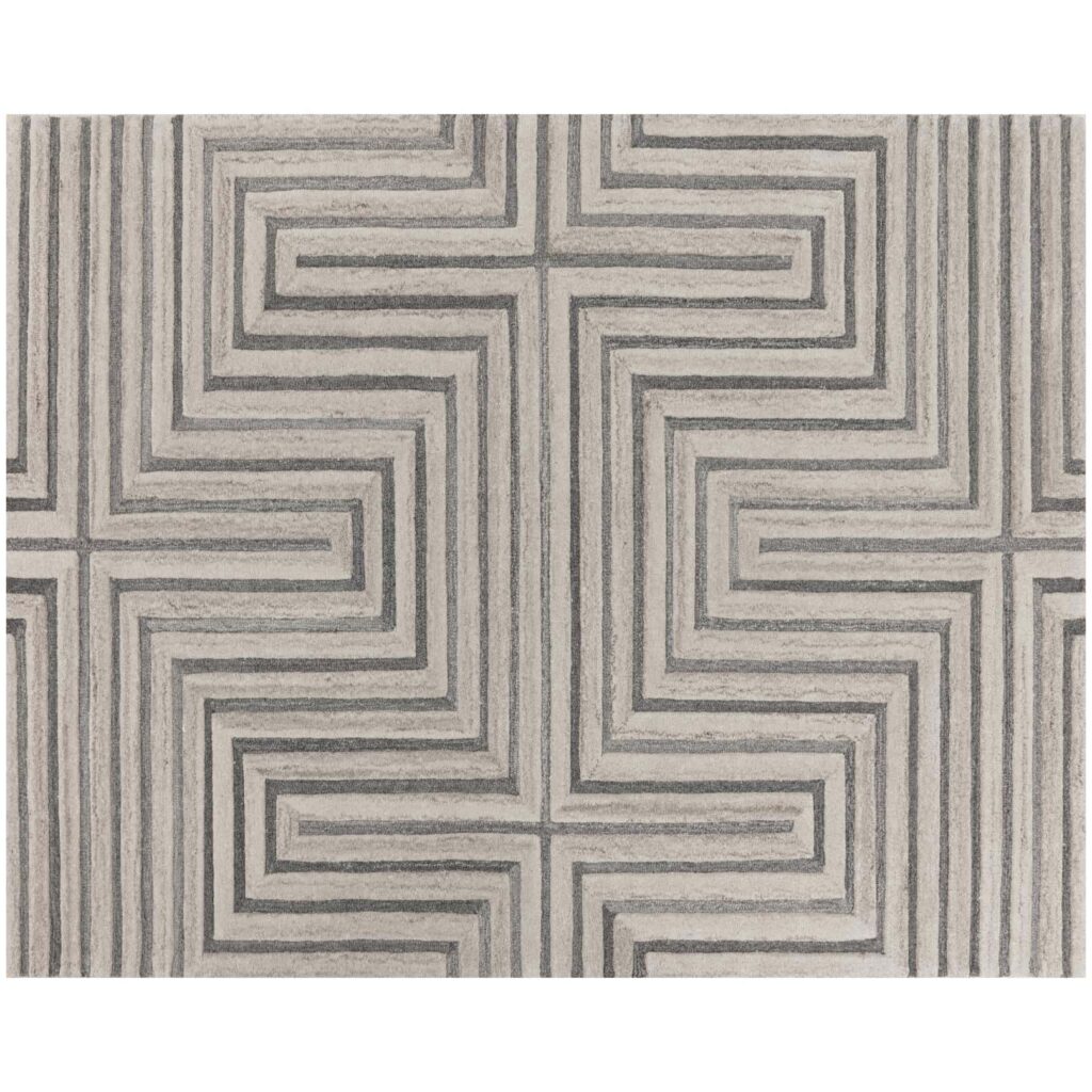 Oslow Hand-Tufted Rug - Beige / Grey - 8' X 10'