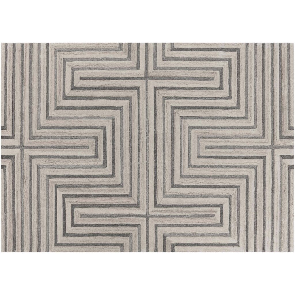 Oslow Hand-Tufted Rug - Beige / Grey - 10' X 14'