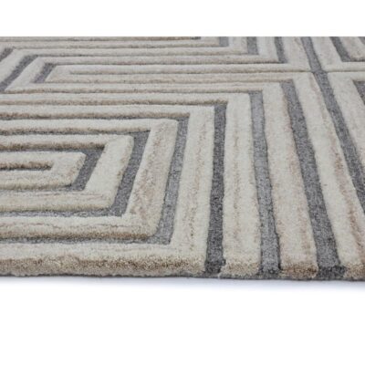 Oslow Hand-Tufted Rug - Beige / Grey - 10' X 14' 109372 109372 OSLOW HAND TUFTED RUG BEIGE GREY 7