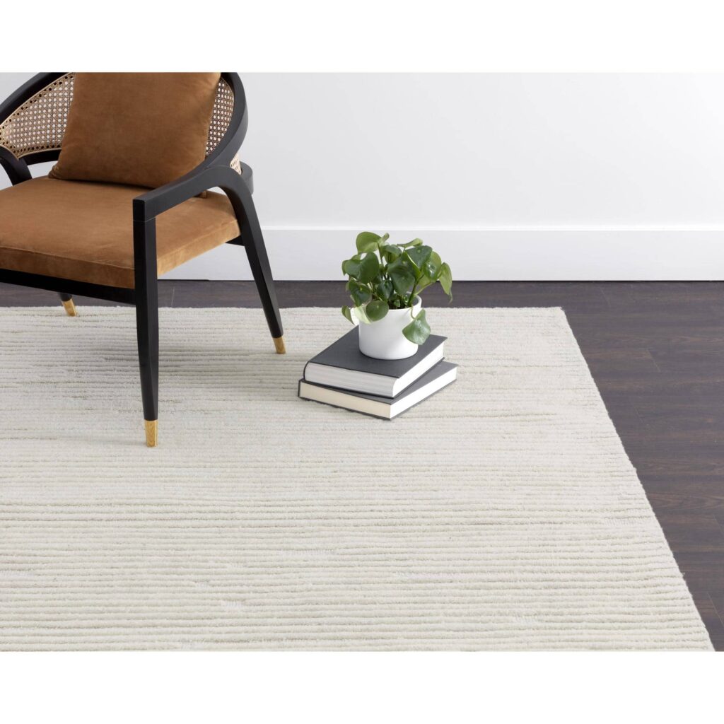 Deva Hand-Woven Rug - Ivory - 10' X 14' - Image 2