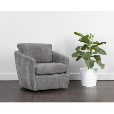 Irina Swivel Lounge Chair - Nepal Pebble 109446 109446 IRINA SWIVEL LOUNGE CHAIR NEPAL PEBBLE 5