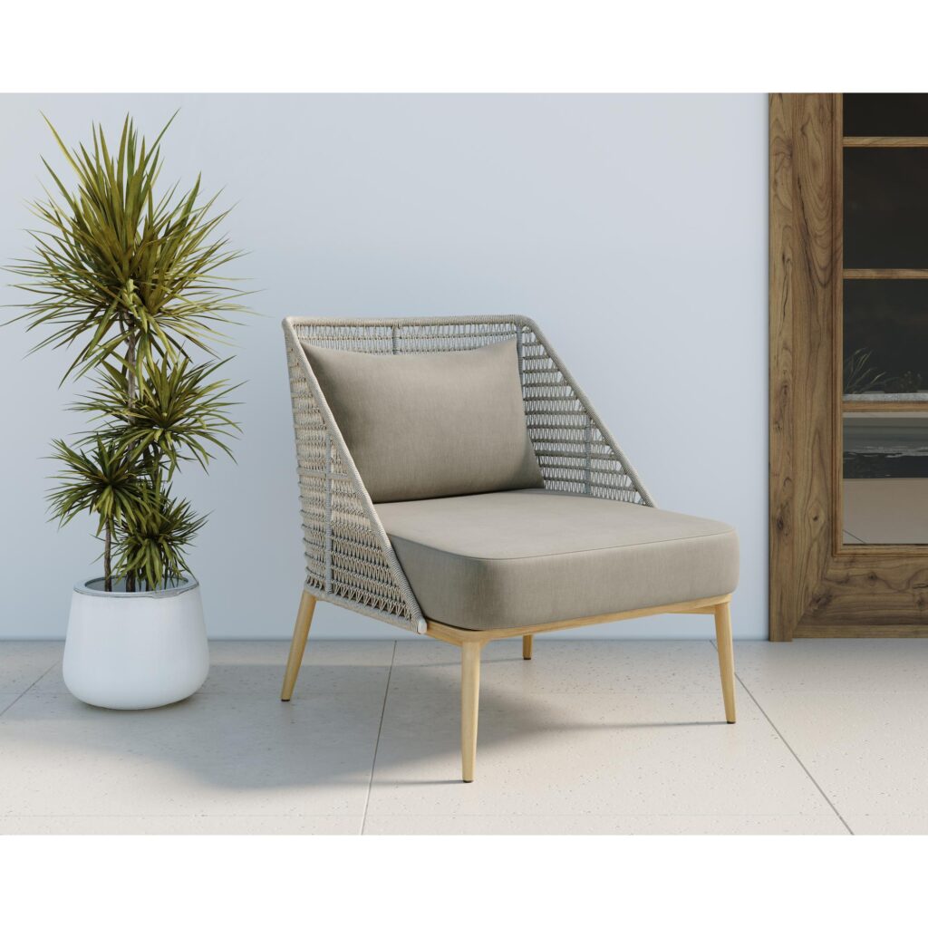 Andria Lounge Chair - Palazzo Taupe - Image 5