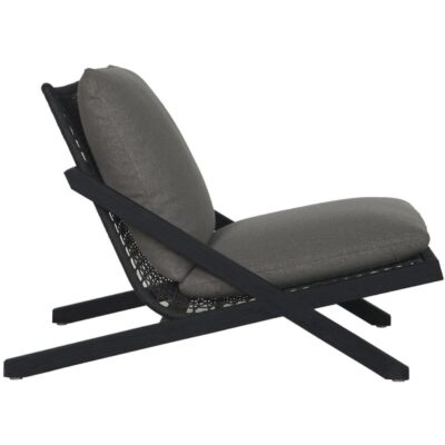 Bari Lounge Chair - Charcoal - Gracebay Grey 109460 109460 BARI LOUNGE CHAIR CHARCOAL GRACEBAY GREY 2