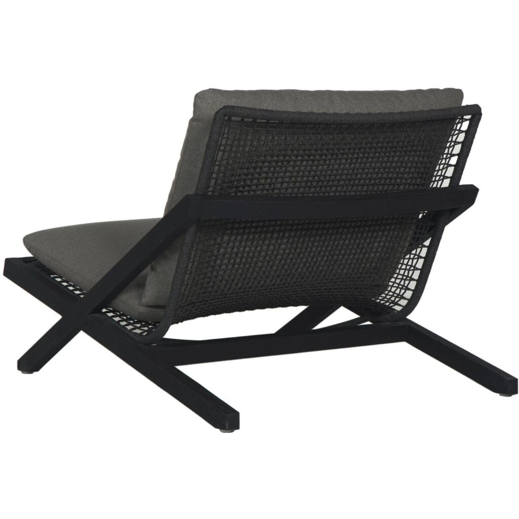 Bari Lounge Chair - Charcoal - Gracebay Grey - Image 4