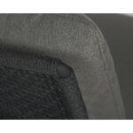 Bari Lounge Chair - Charcoal - Gracebay Grey 109460 109460 BARI LOUNGE CHAIR CHARCOAL GRACEBAY GREY 6