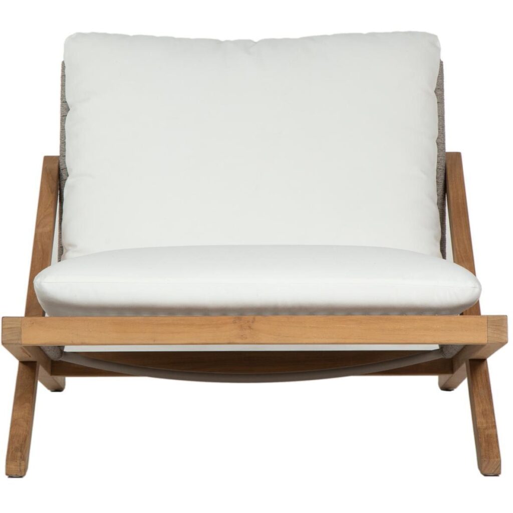 Bari Lounge Chair - Natural - Stinson White - Image 2