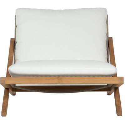 Bari Lounge Chair - Natural - Stinson White 109461 109461 BARI LOUNGE CHAIR NATURAL REGENCY WHITE 1