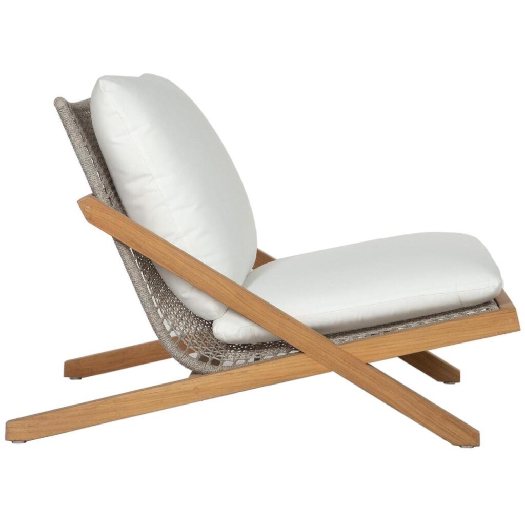 Bari Lounge Chair - Natural - Stinson White - Image 3