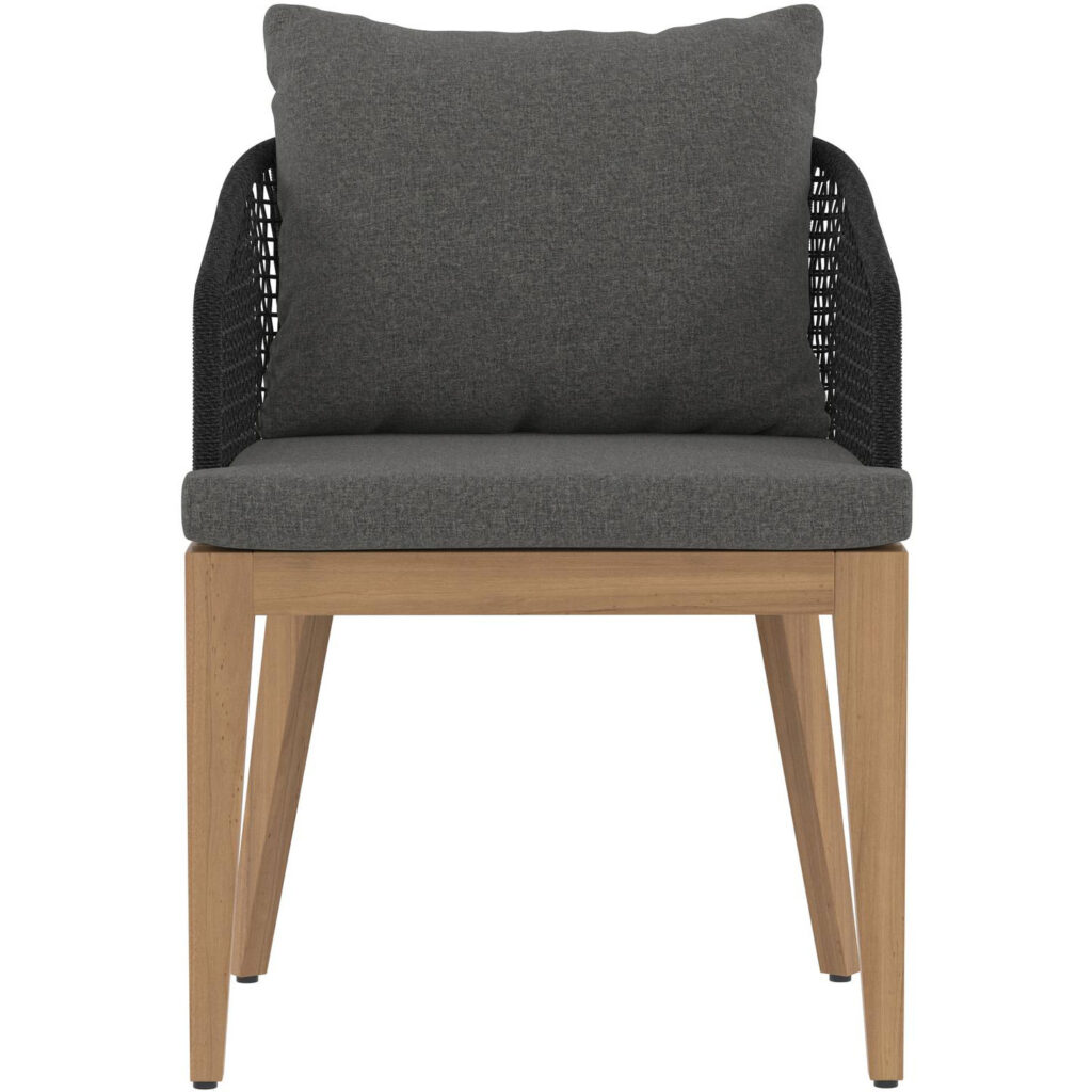 Capri Dining Armchair - Natural - Gracebay Grey - Image 2